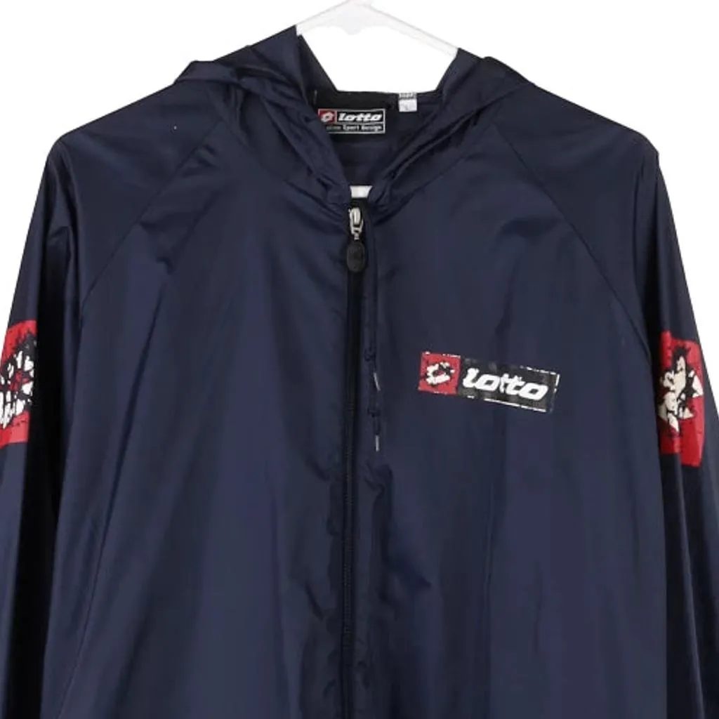 Lotto Jacket - Large Navy Nylon