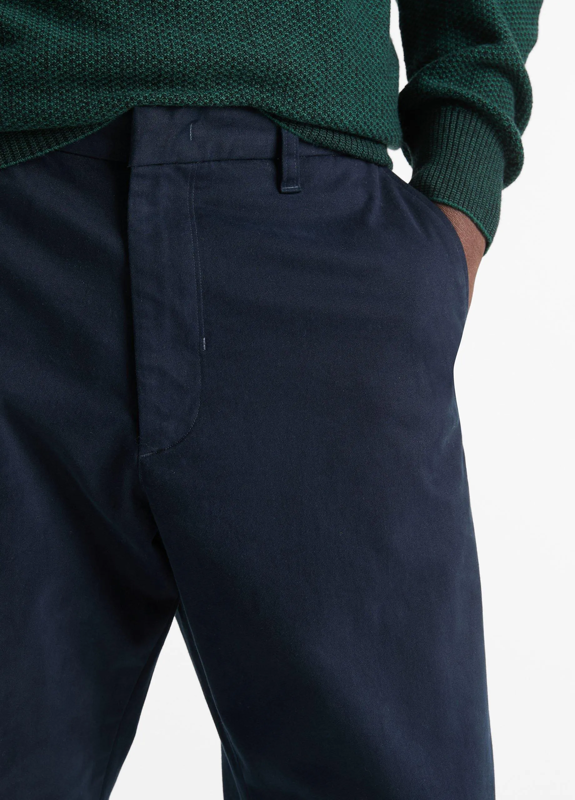 Louie Relaxed Stretch-Cotton Pant