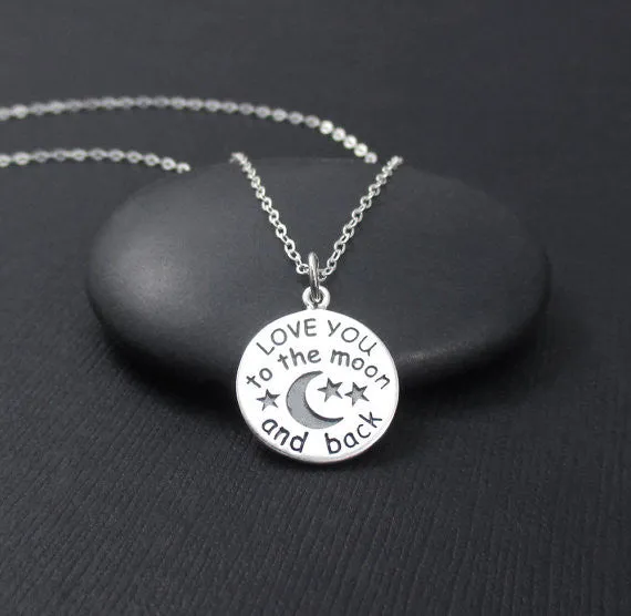 Love You To The Moon and Back Necklace