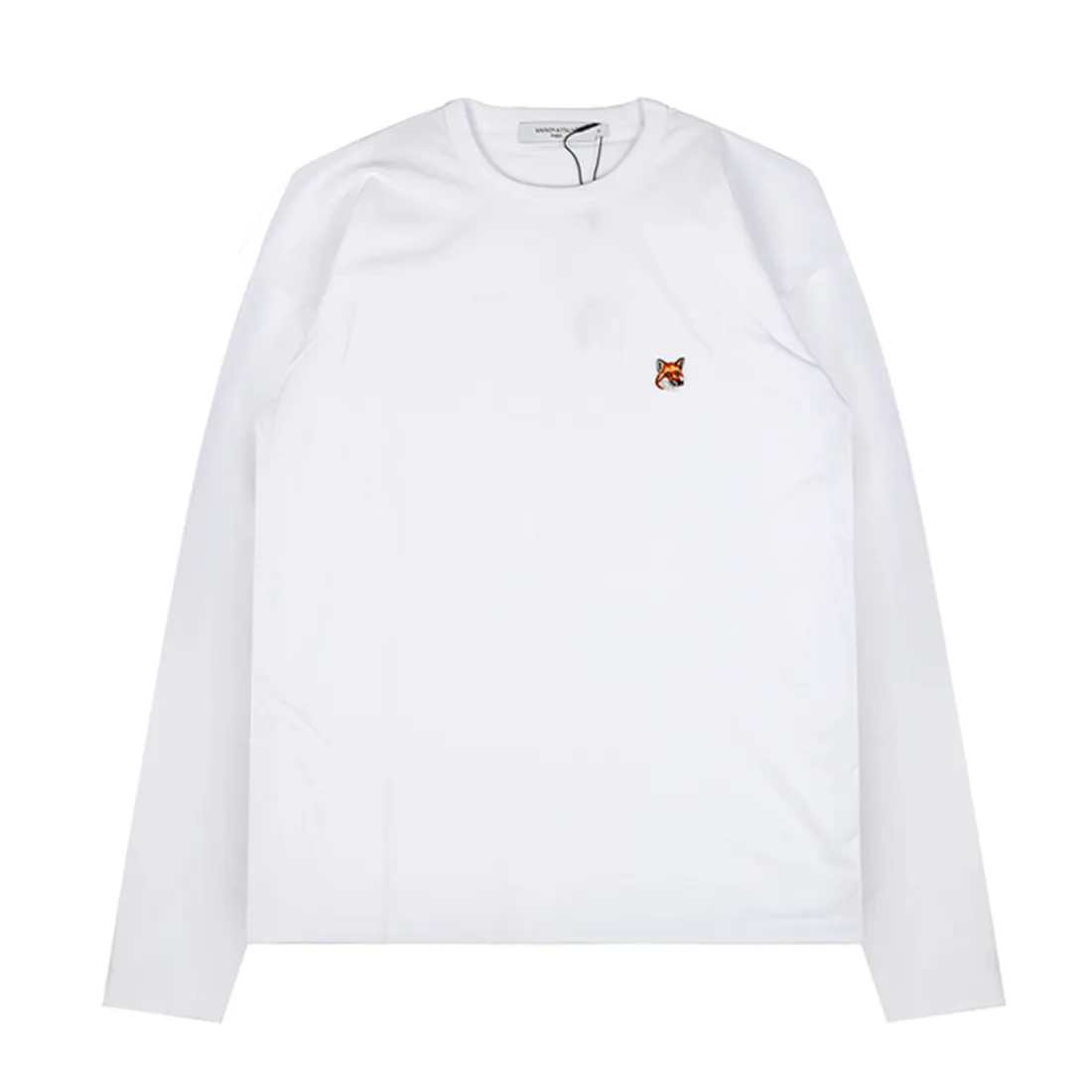 MAISON KITSUNE  |Unisex Street Style Long Sleeves Long Sleeve T-shirt Logo