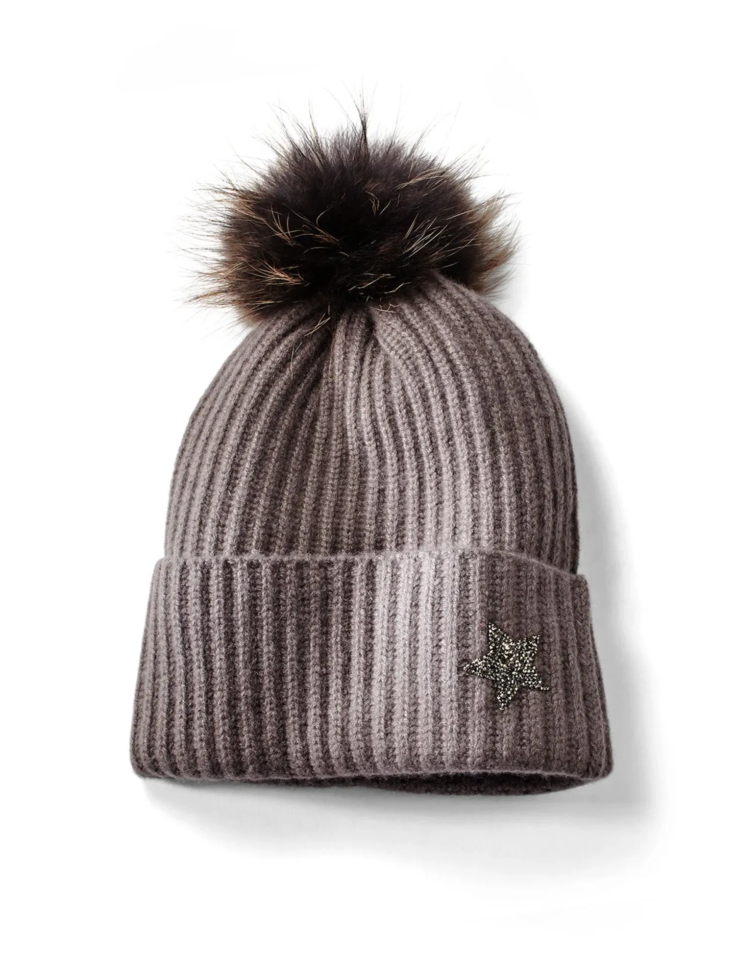 Marius Star Cashmere Knit Hat