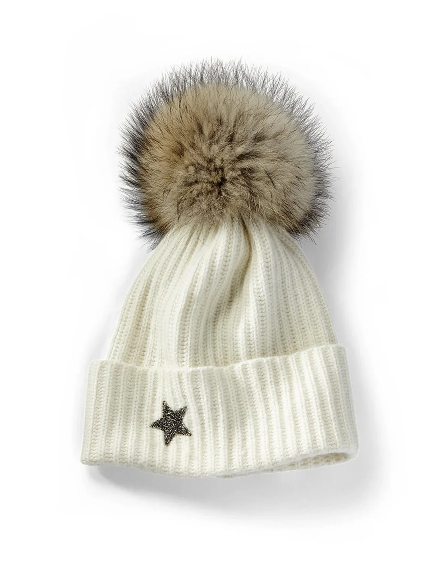 Marius Star Cashmere Knit Hat