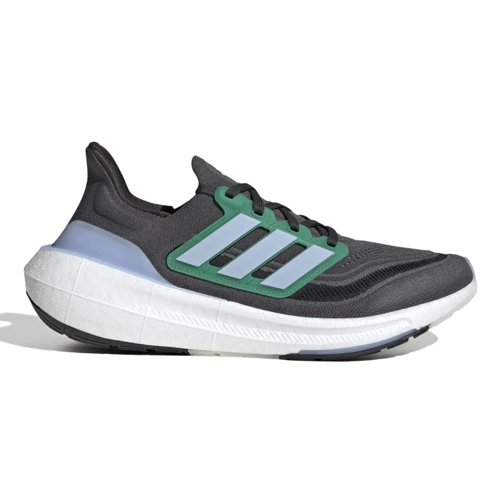 Men's Adidas Ultraboost Light, Carbon/Blue Dawn/Court Green, 10.5 D Medium