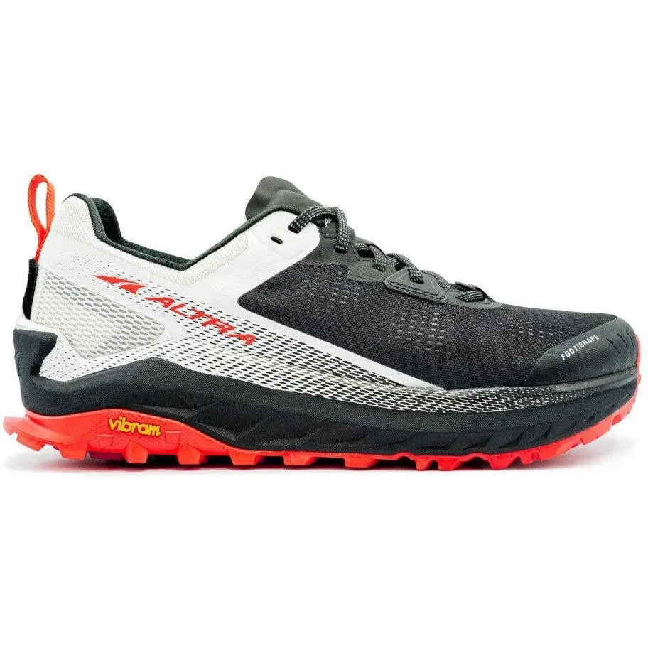 Men's Altra Olympus 4, Black/White, 10 D Medium