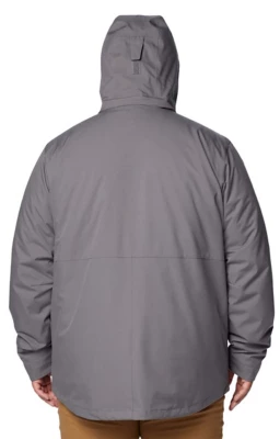 Men's Columbia Abiqua Falls Interchange Waterproof Detachable Hood 3-in-1 Jacket