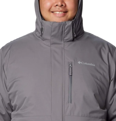 Men's Columbia Abiqua Falls Interchange Waterproof Detachable Hood 3-in-1 Jacket