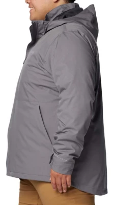 Men's Columbia Abiqua Falls Interchange Waterproof Detachable Hood 3-in-1 Jacket