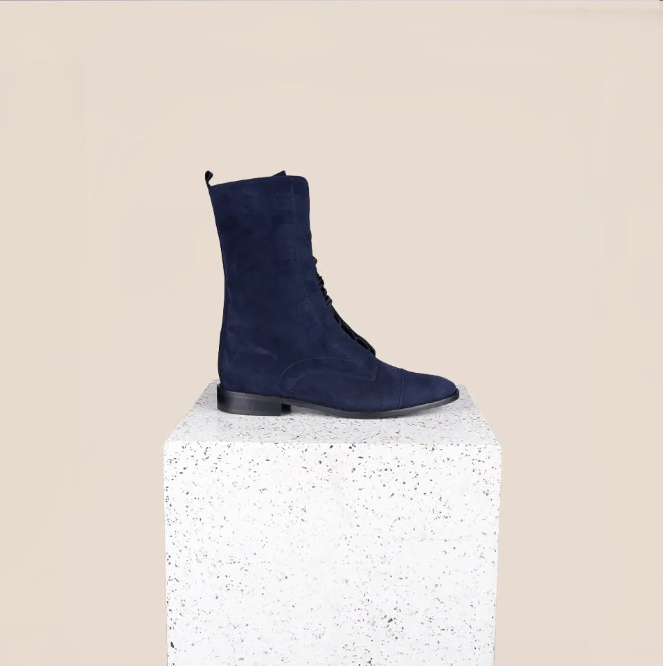 Milano - Navy suede