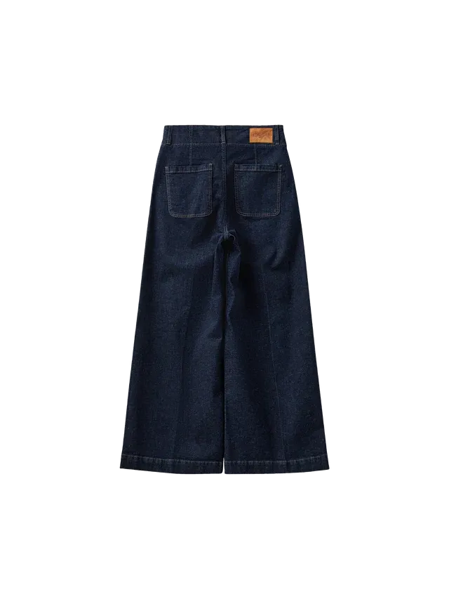 MMHNoble Rinse Ankle Jeans Dark Blue