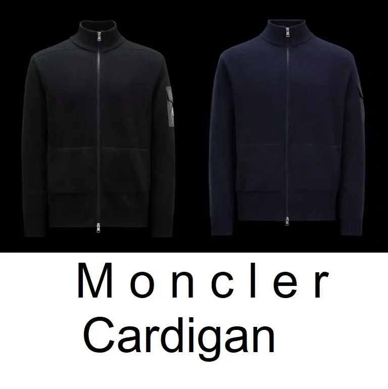 MONCLER  |Zip-Up Wool Cardigan