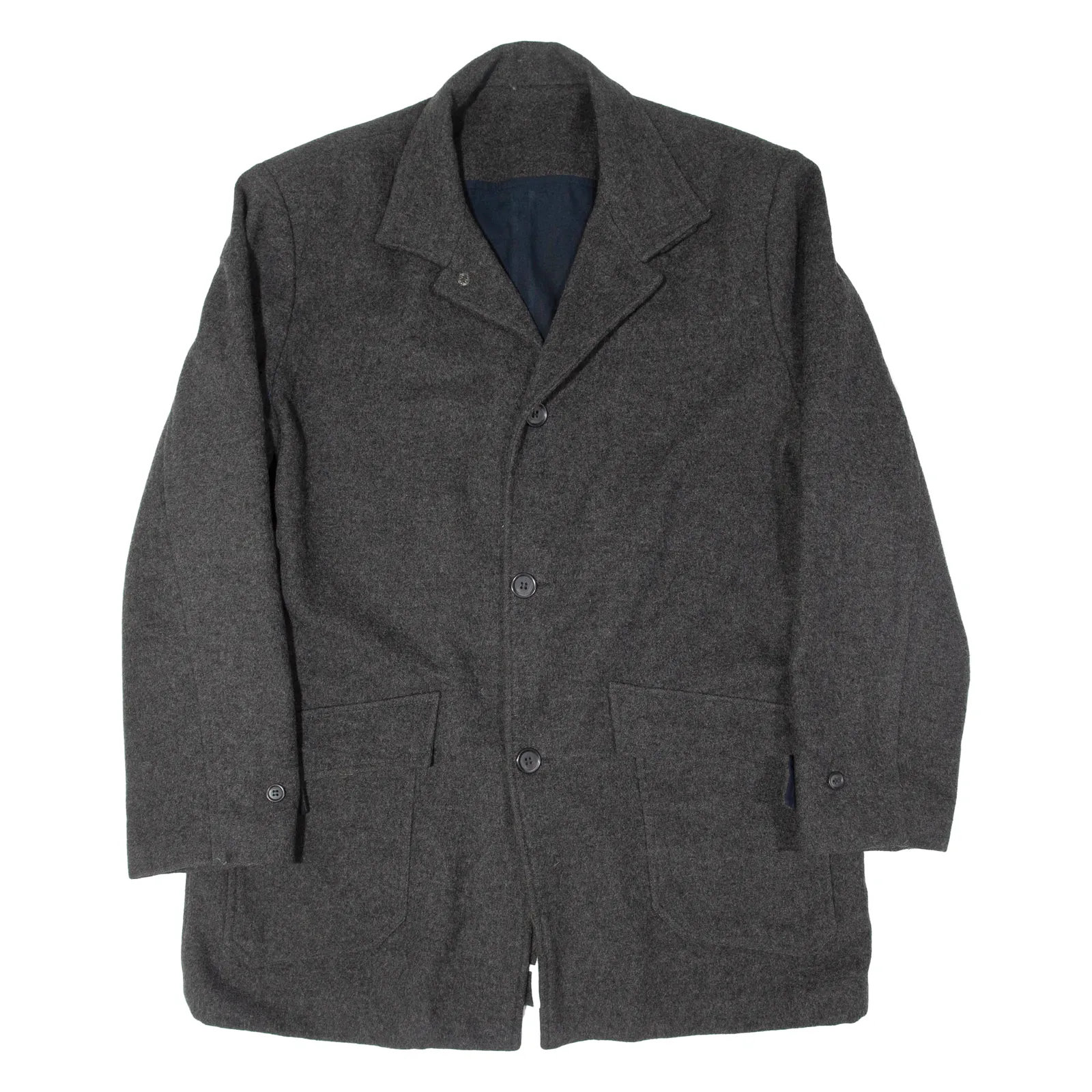 MONSOON Mens Jacket Grey Wool XL