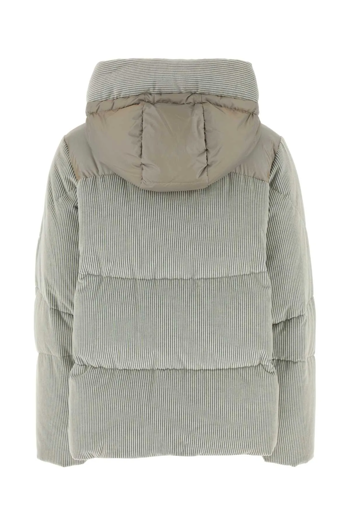 Moorer Pastel Light Blue Corduroy Carola Iv Down Jacket