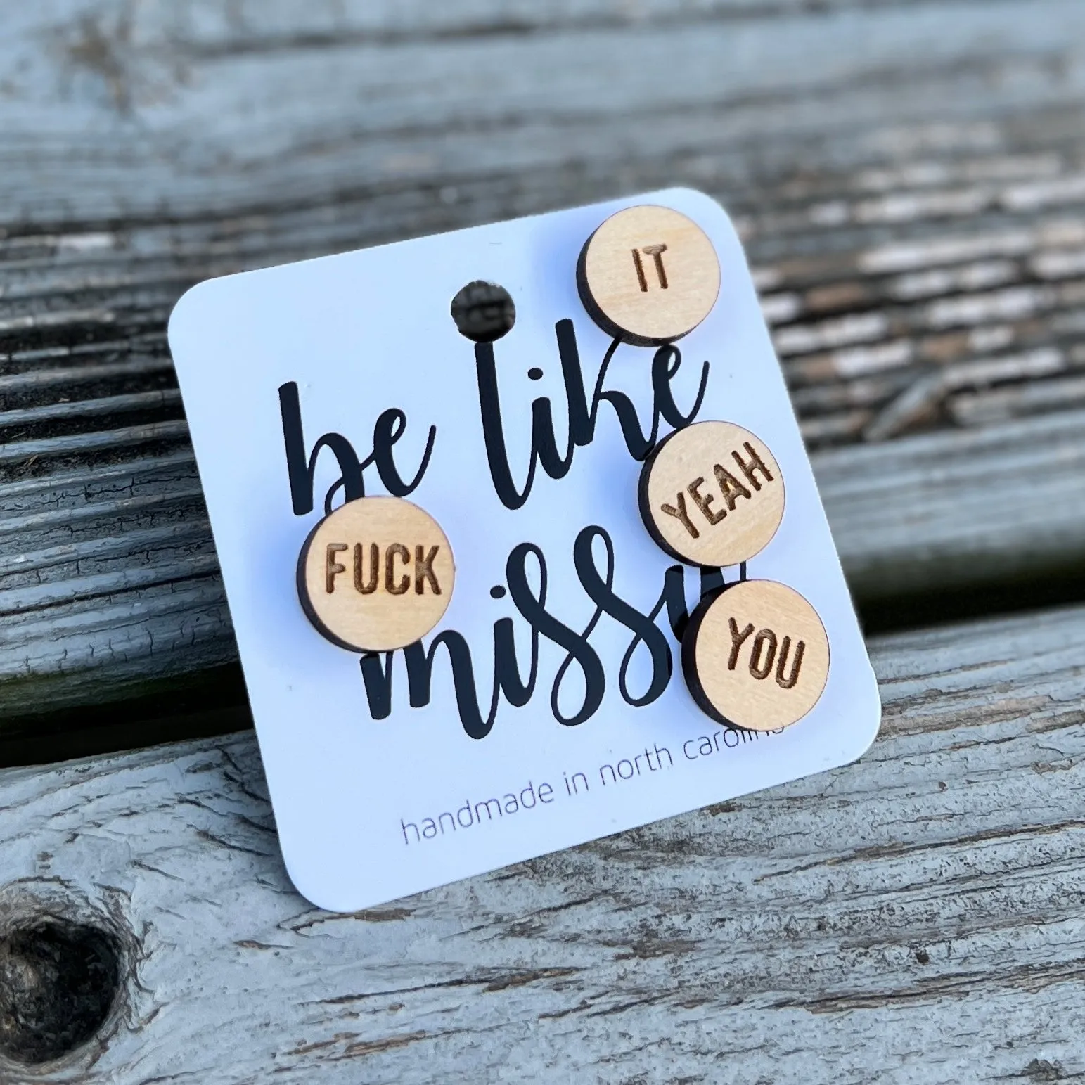 My favorite F word Stud Earrings - Fuck Earrings