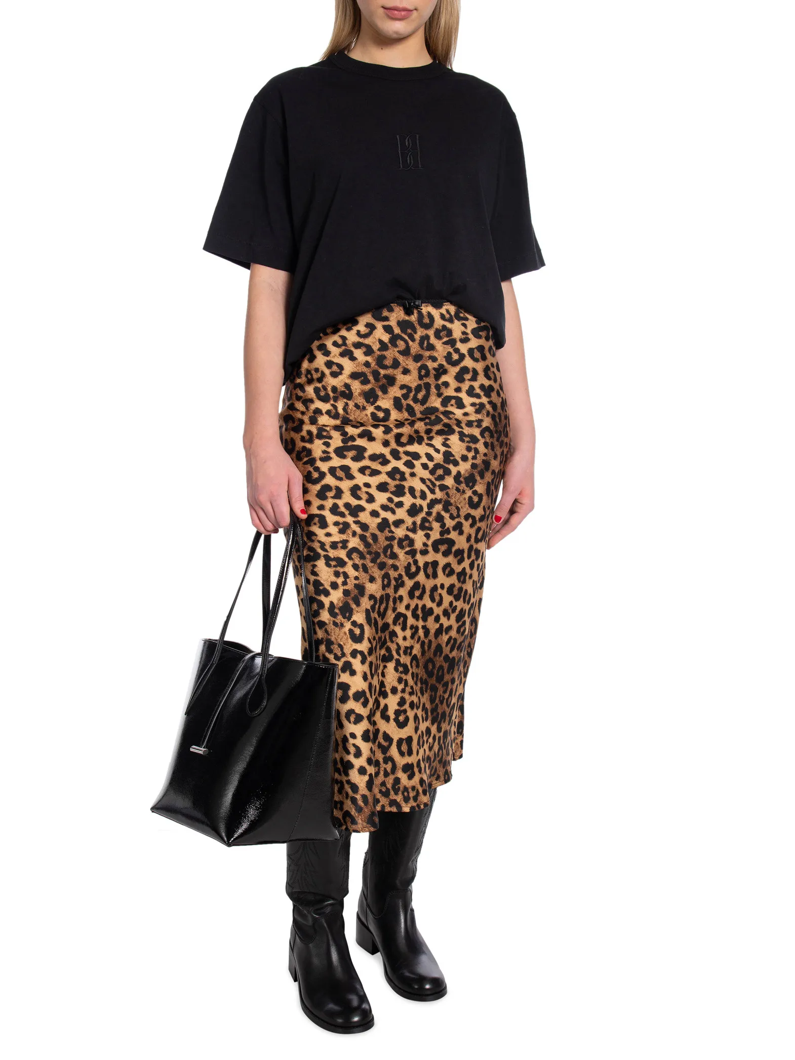 NEO NOIR SKIRT LOLA LEOPARD