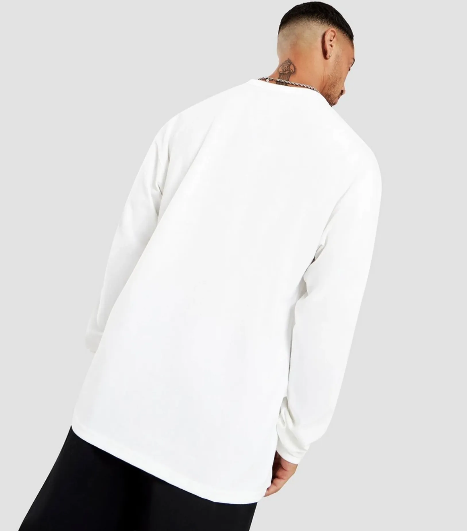 Nike  |Crew Neck Street Style Long Sleeves Plain Cotton