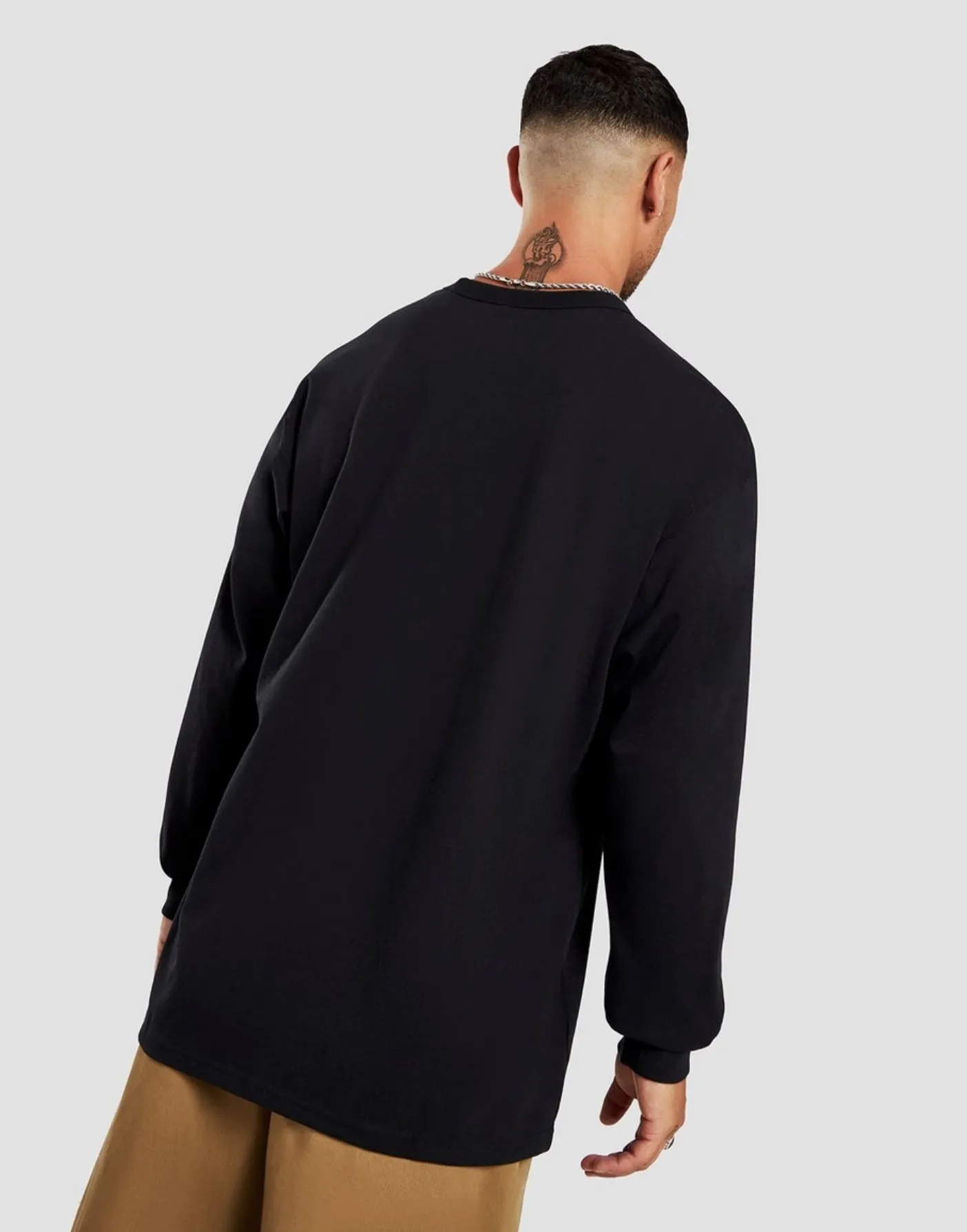 Nike  |Crew Neck Street Style Long Sleeves Plain Cotton