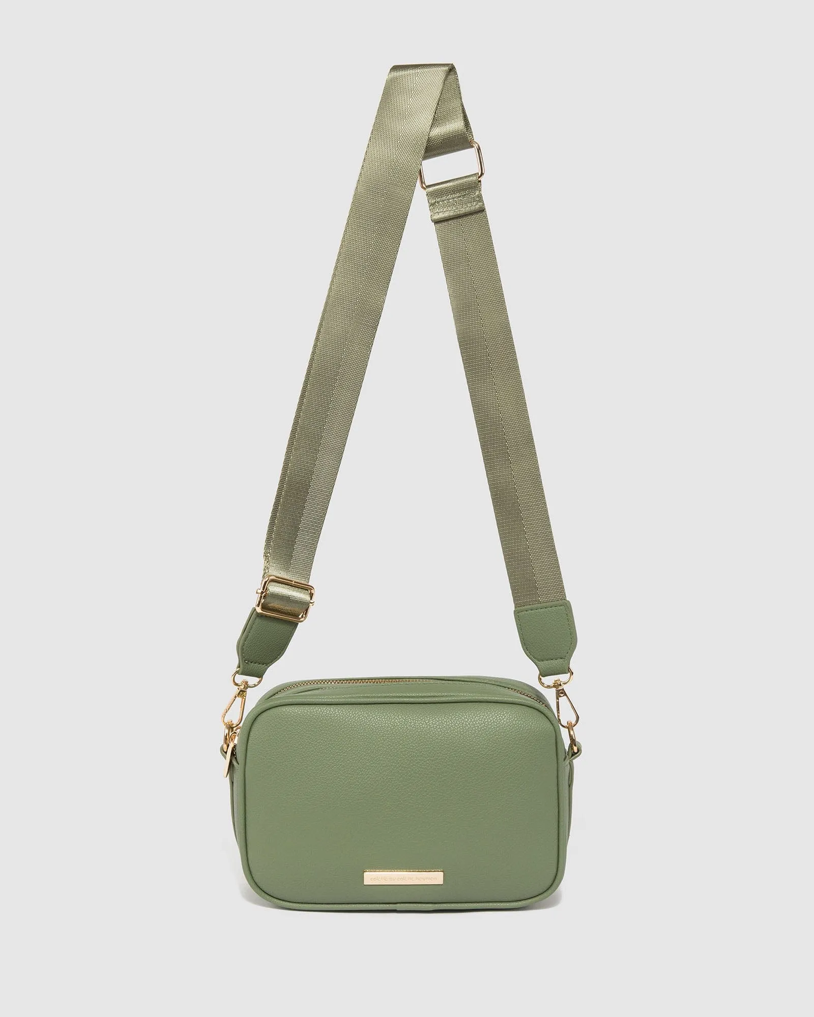 Olive Selina Webbing Strap Crossbody Bag