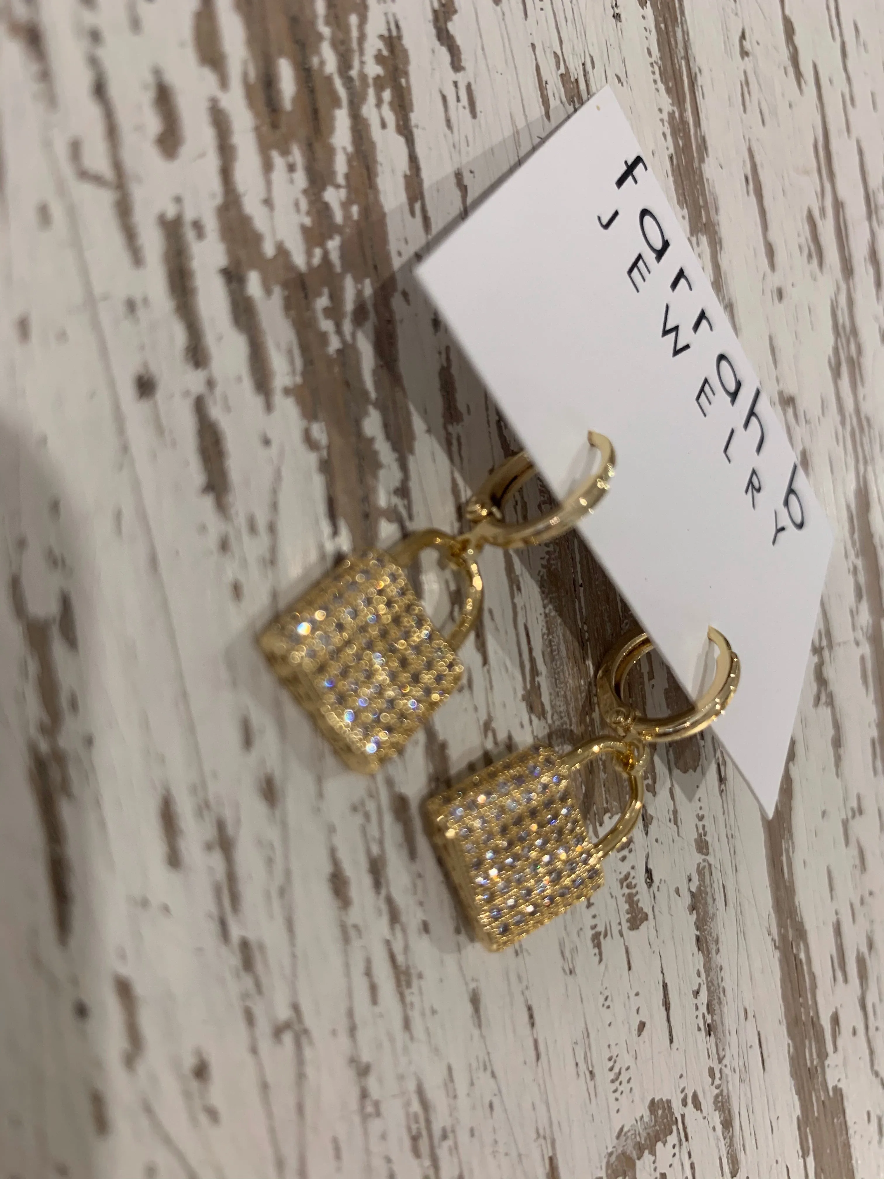 Padlock Earring