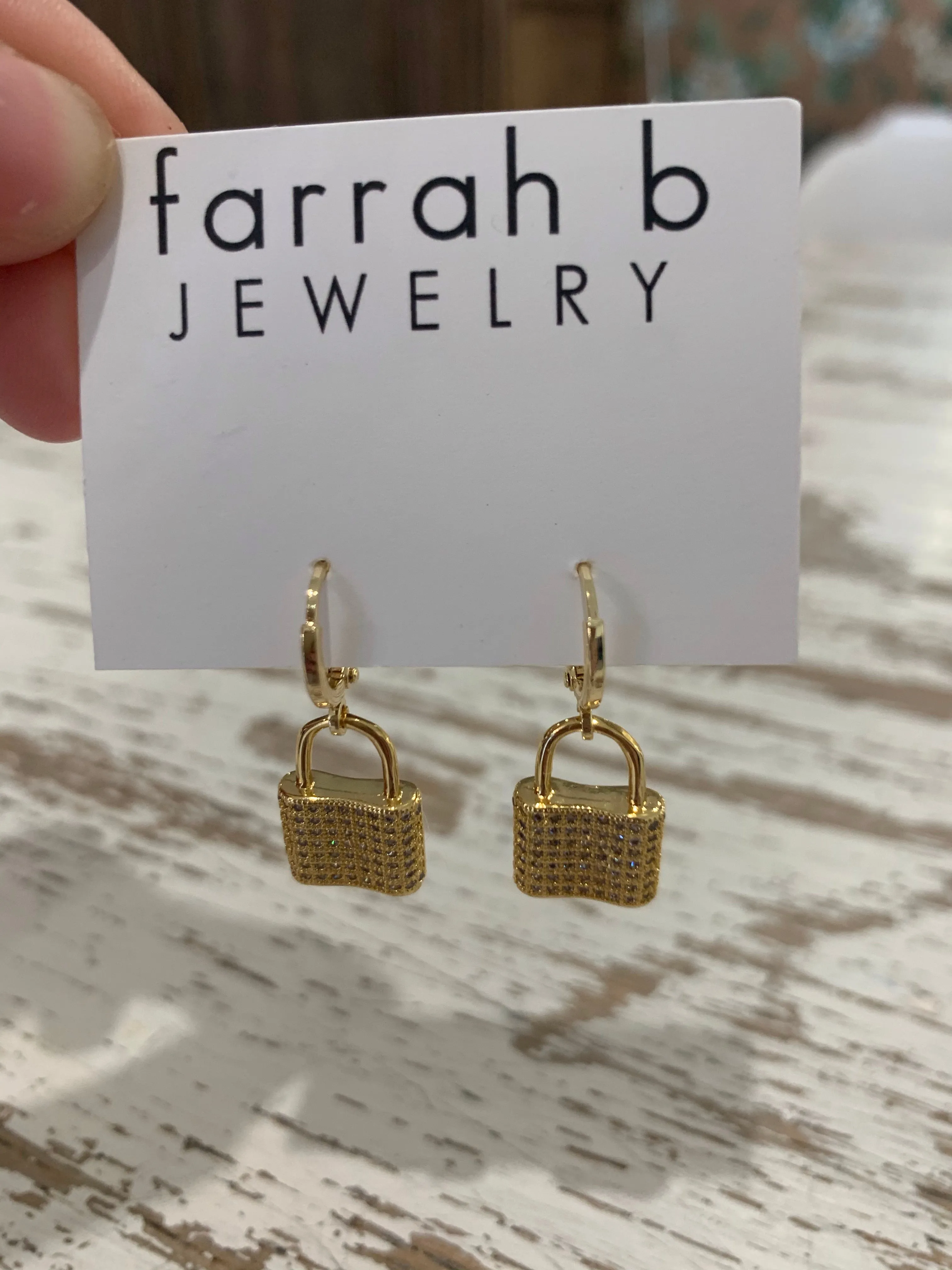 Padlock Earring