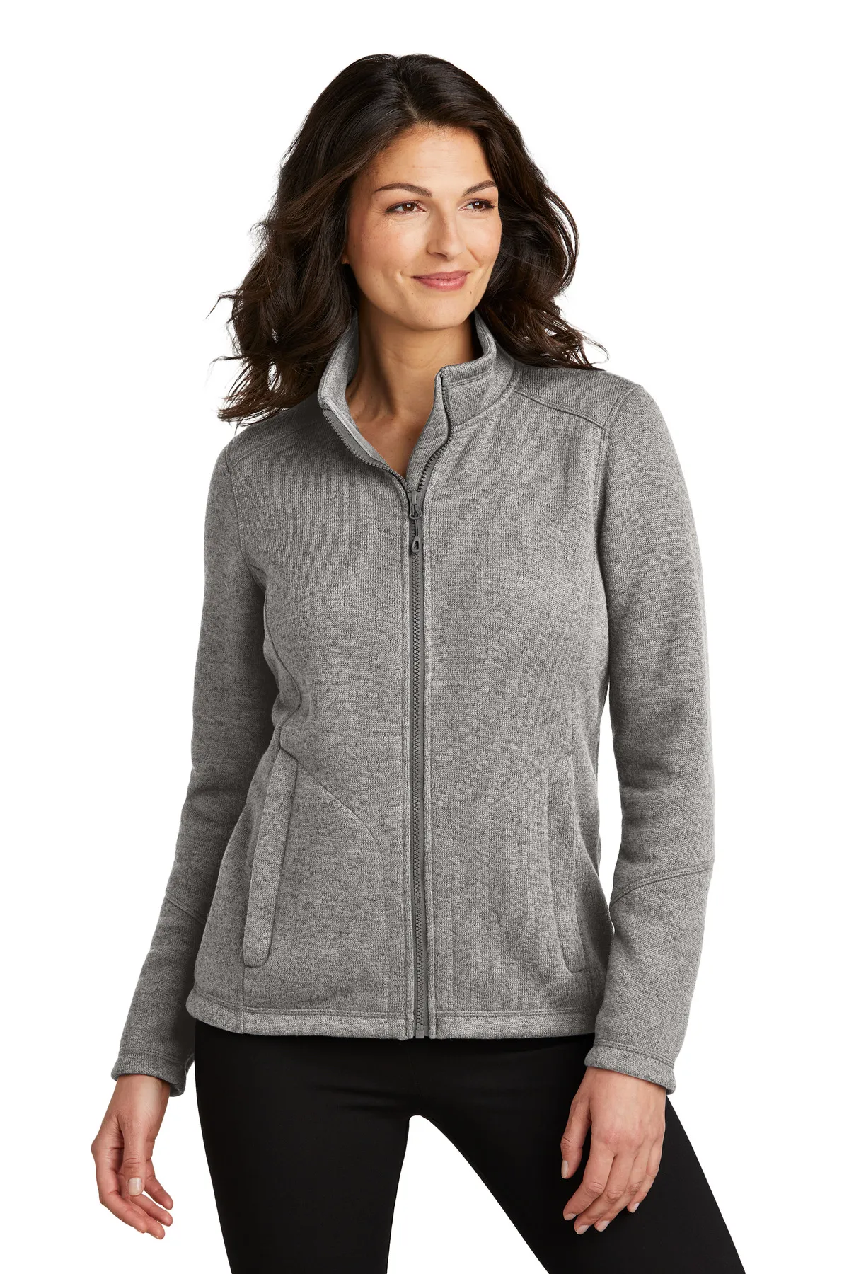 Port Authority Clothing L428 Port Authority Ladies Arc Sweater Fleece Jacket SKU: L428