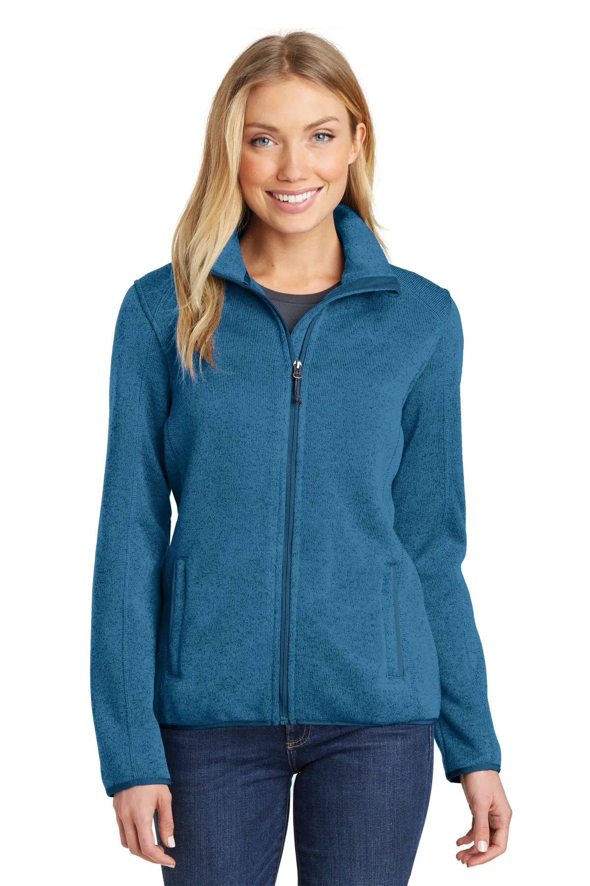 Port Authority L232    Ladies Sweater Fleece Jacket SKU: L232