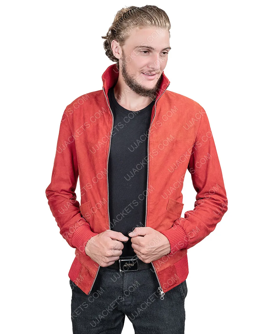 Project Power Jamie Foxx Red Jacket | Men's Leather Jacket | Get 40%Off