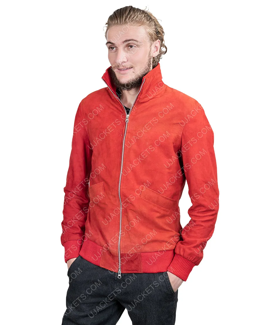 Project Power Jamie Foxx Red Jacket | Men's Leather Jacket | Get 40%Off