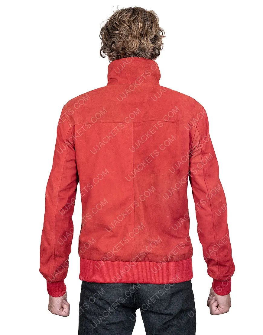 Project Power Jamie Foxx Red Jacket | Men's Leather Jacket | Get 40%Off