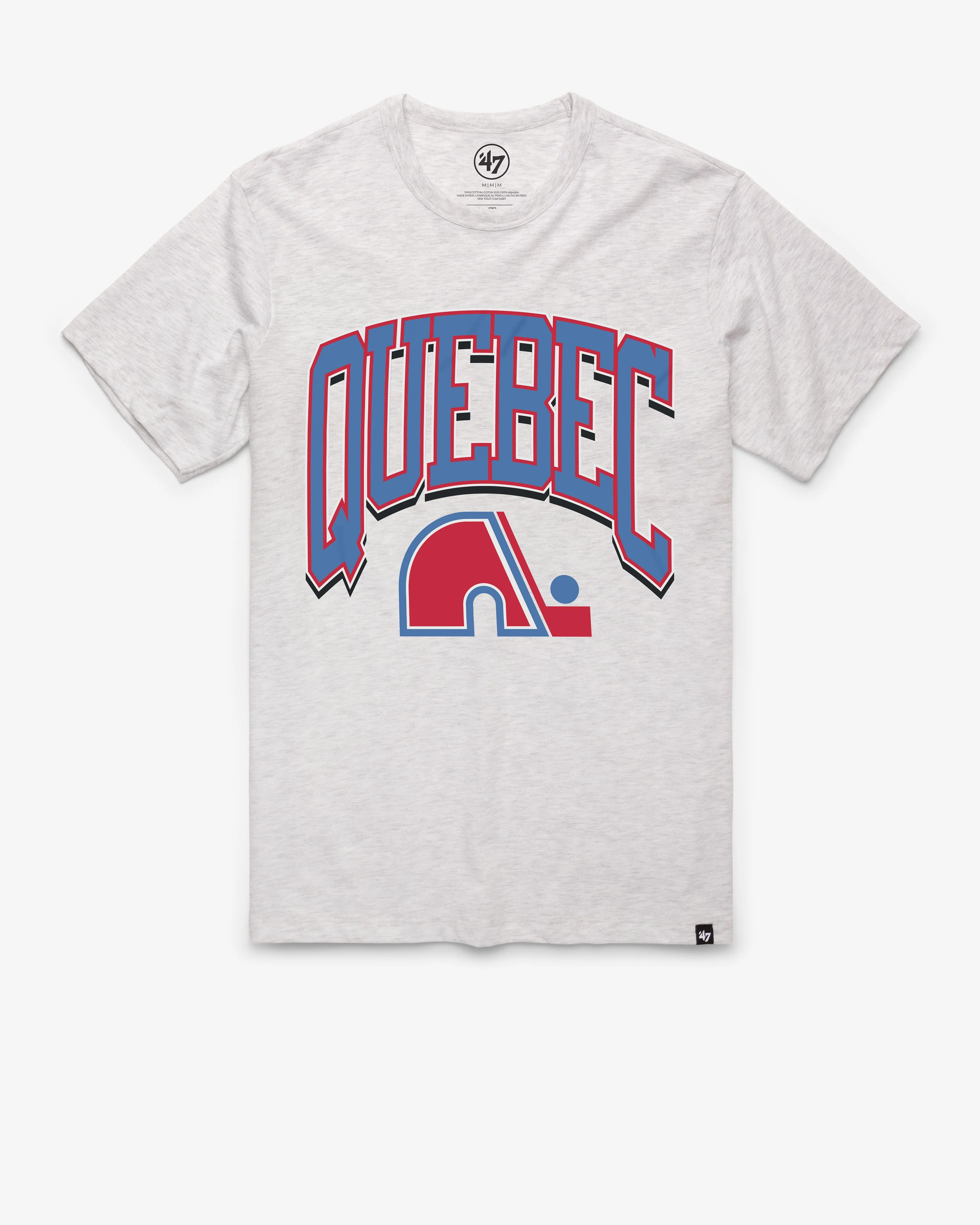 QUEBEC NORDIQUES VINTAGE WALK TALL '47 FRANKLIN TEE