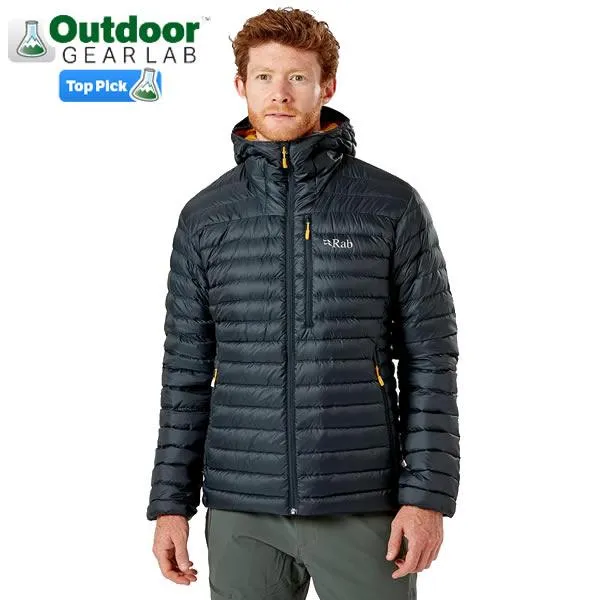 Rab Men's Microlight Alpine Down Hoody Jacket 700 Fill Power