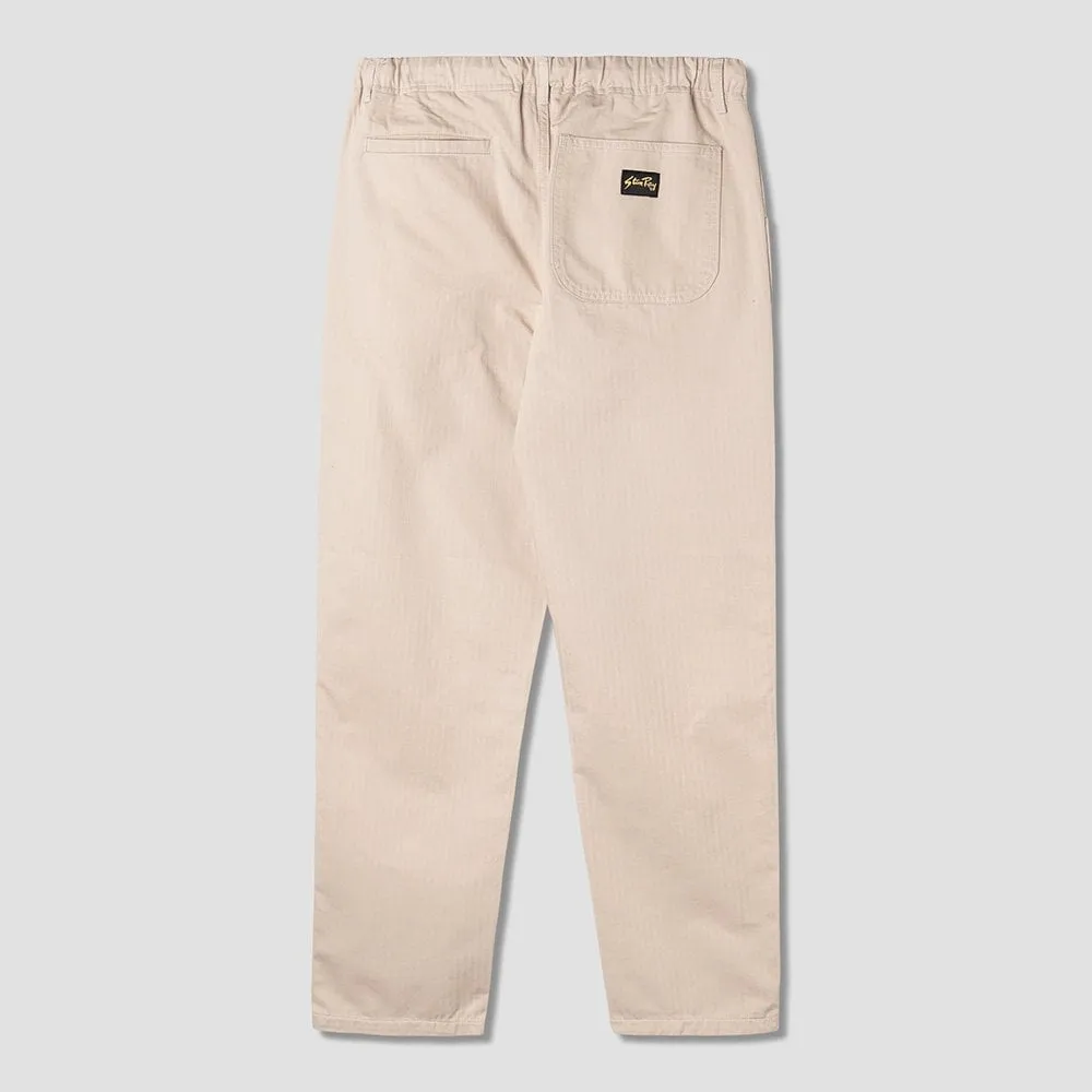 Rec Pant Natural Herringbone