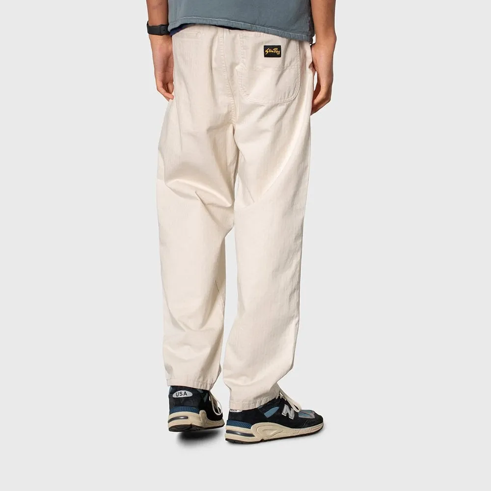 Rec Pant Natural Herringbone