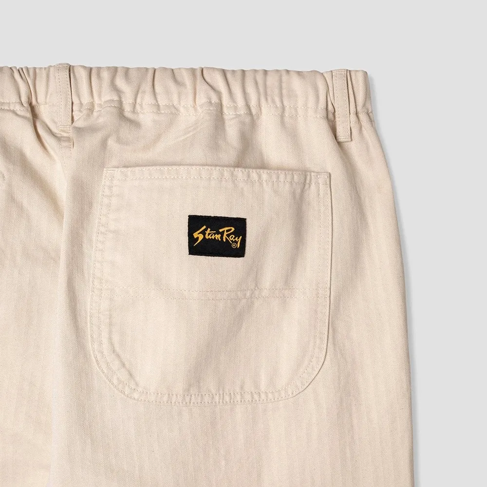 Rec Pant Natural Herringbone