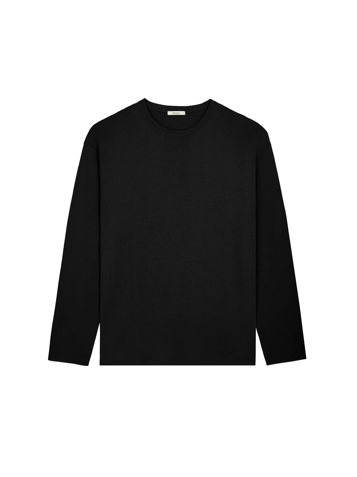 Regenerative Merino Wool Sweater—black