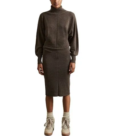 Reiss Petite Roll Neck Knit Dress