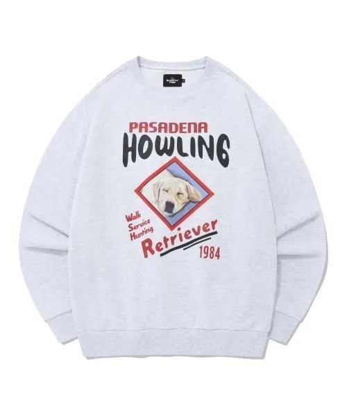 Retriever Club  |Crew Neck Unisex Street Style Long Sleeves