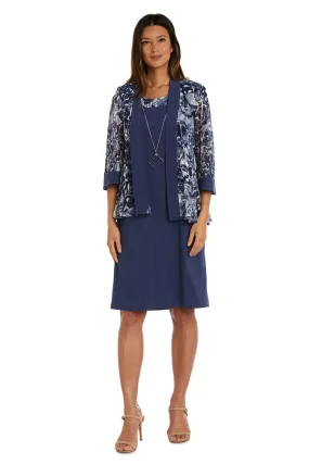 R&M Richards 9649P Piece Petite Short Jacket Dress