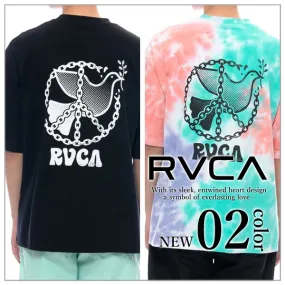 RVCA  |Crew Neck Short Sleeves Logo Crew Neck T-Shirts