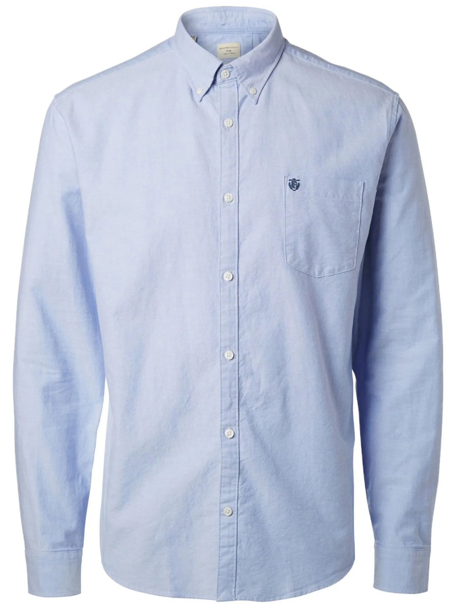 Selected Collect Long Sleeve Shirt Light Blue