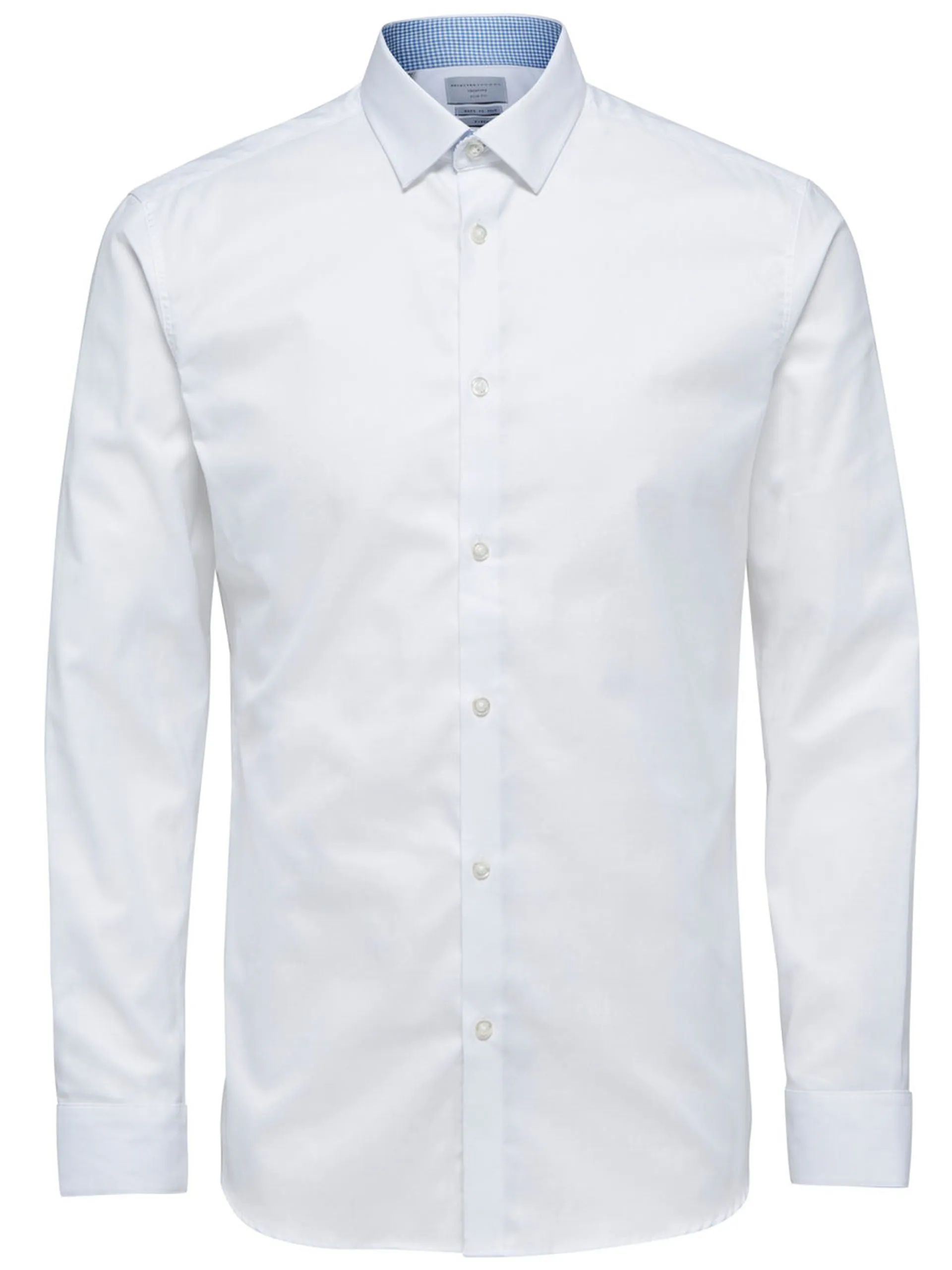 Selected Mark Long Sleeve Shirt Bright White