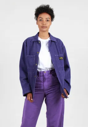 Shop Jacket Overdye - decade purple hickory