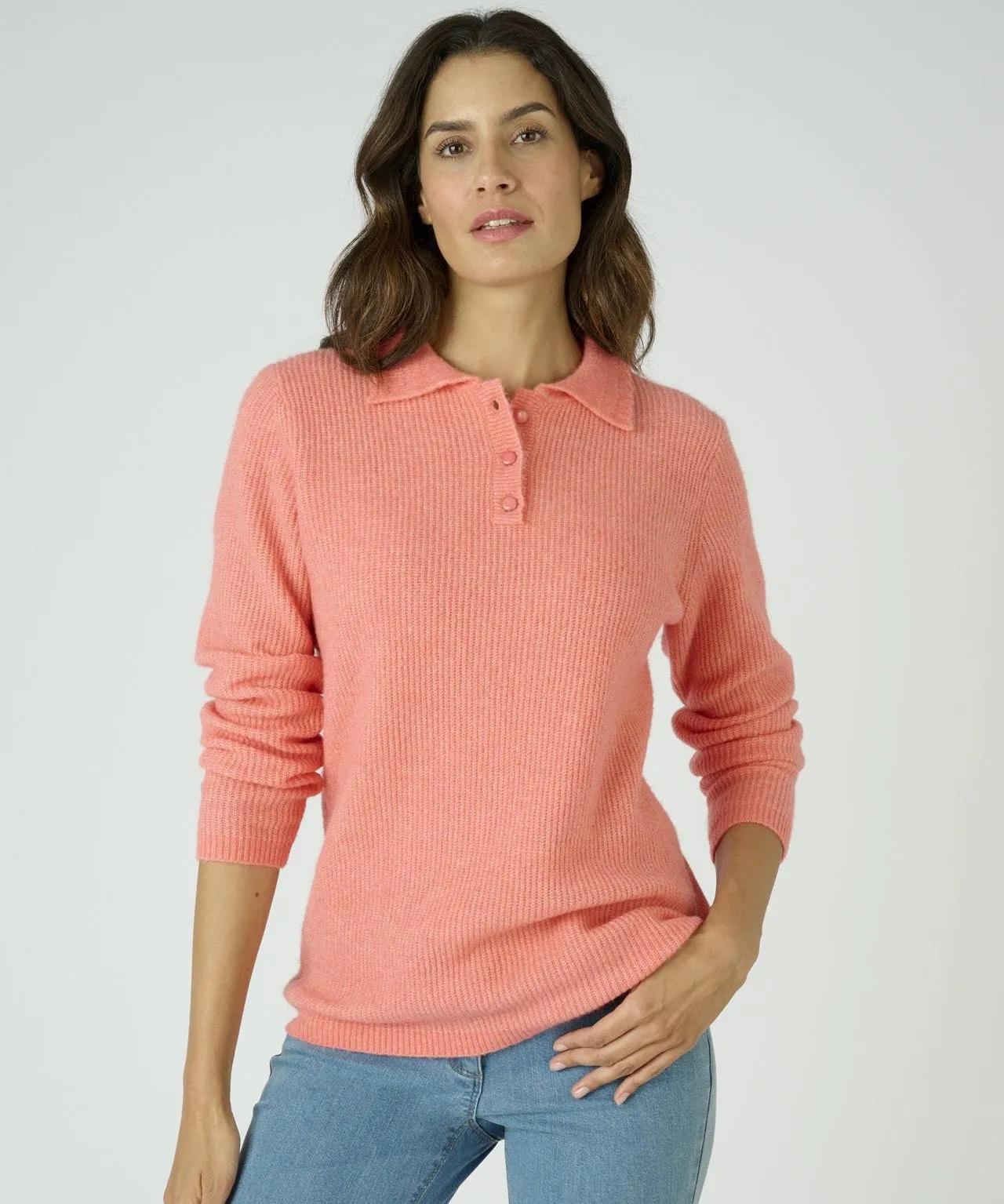 Skin Soft Collared Jumper