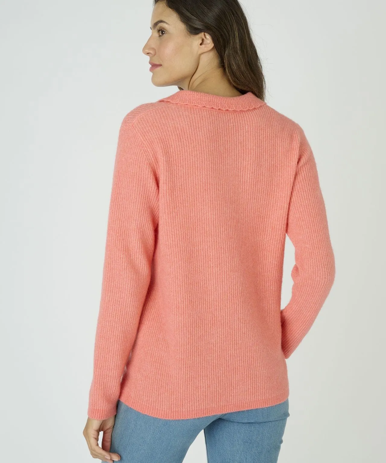 Skin Soft Collared Jumper