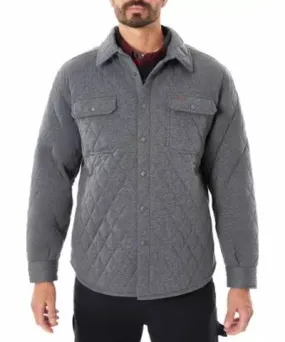 Smith's Workwear Big & Tall Big Men's Snap Closure Diamond Quilted Knit Shirt-Jac