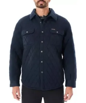 Smith's Workwear Men's Snap Closure Diamond Quilted Knit Shirt-Jac