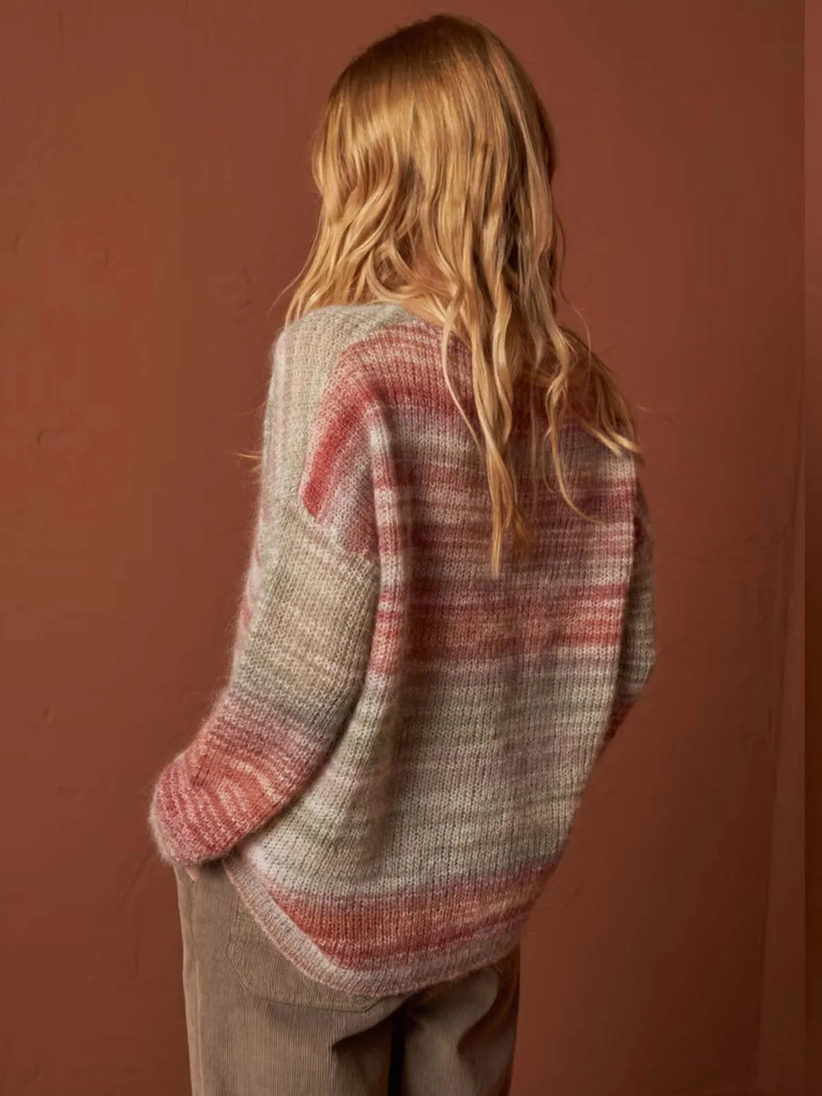 Space Dye Sweater - Multi