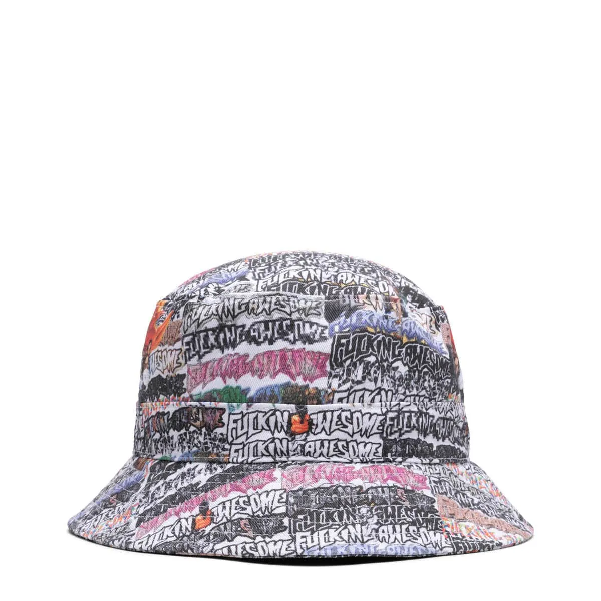 STICKER LOGO BUCKET HAT AOP | Bodega