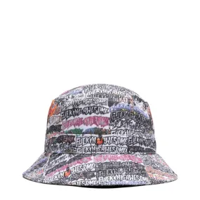 STICKER LOGO BUCKET HAT AOP | Bodega