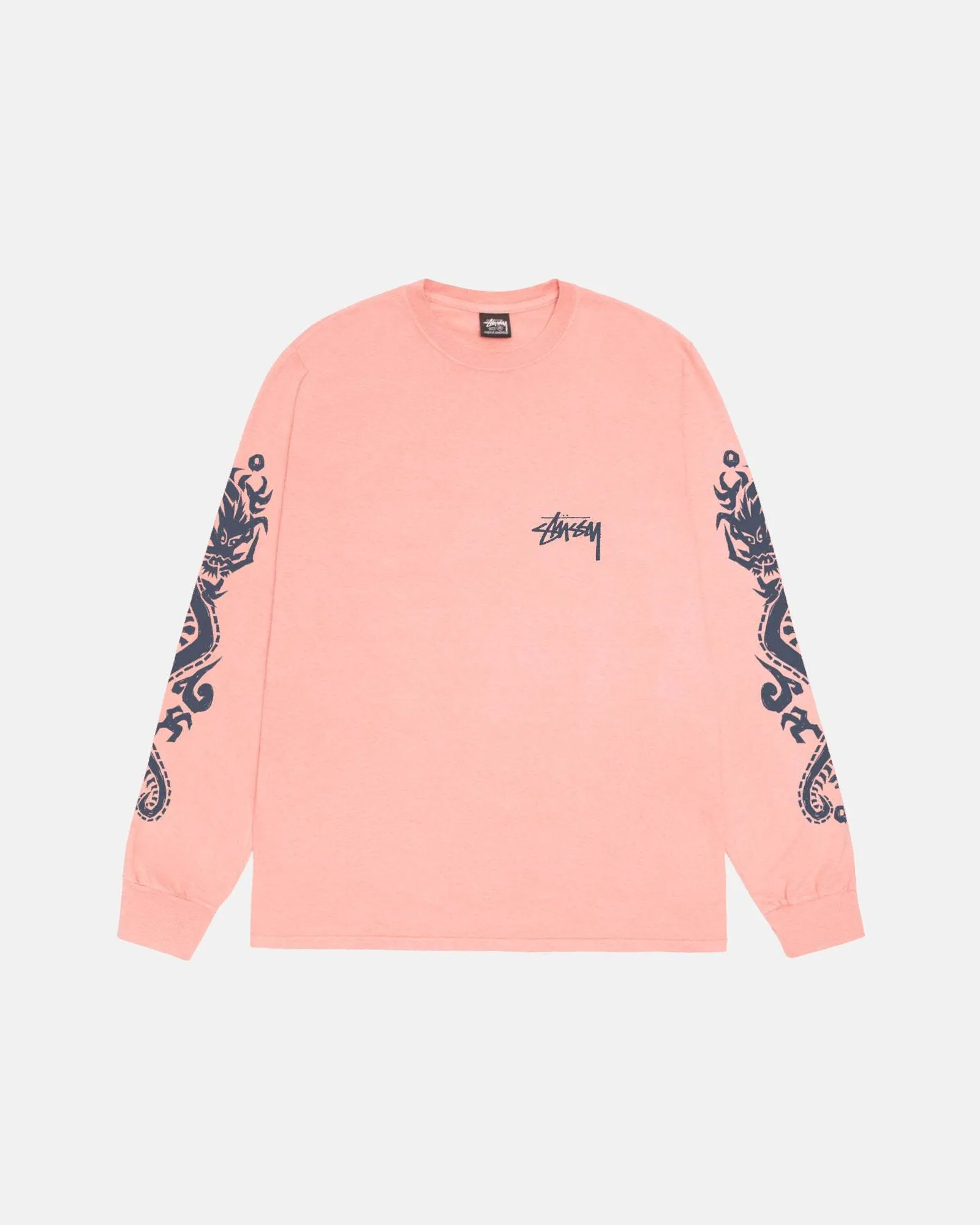 STUSSY  |Unisex Street Style U-Neck Long Sleeves Cotton Python