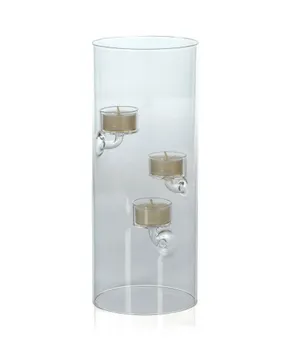 Tall Glass Tealight Holder